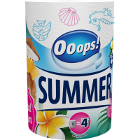 Ooops! SUMMER paper towel (200 lap, 2-ply)