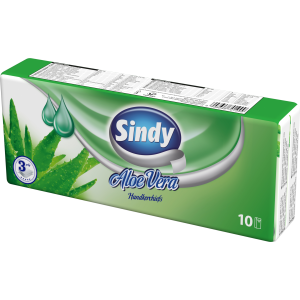 Sindy Aloe Vera 10x10 pieces 3-ply