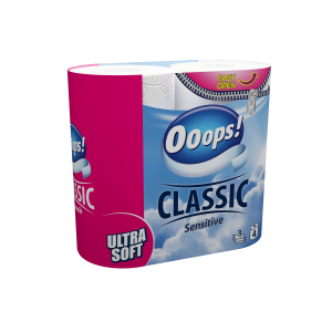 Ooops! Classic Sensitive 3 rétegű 4 tekercses - alacsony raklap